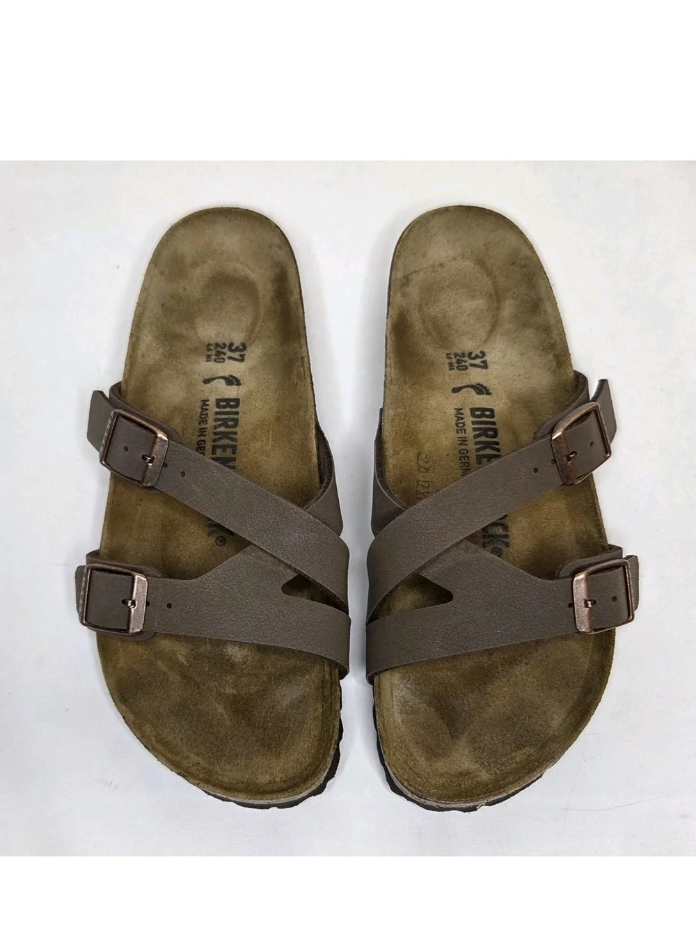 Birkenstock Yao Sandal EU 37 US 6 Narrow BirkoFlor Mocha Boho Minimalist Granola